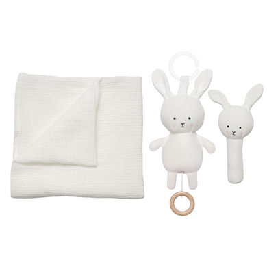Jabadabado Set cadeau Bunny, blanc