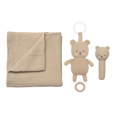 Jabadabado Set cadeau Teddy, brun