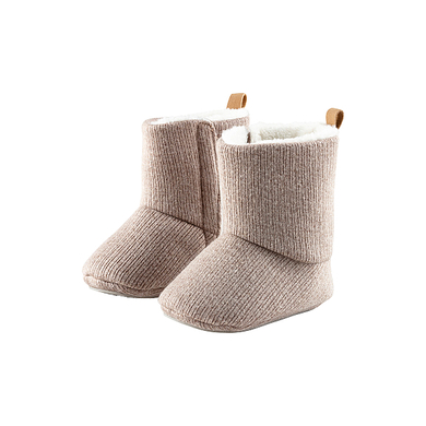 Sterntaler Bottes bébé aspect tricot marron