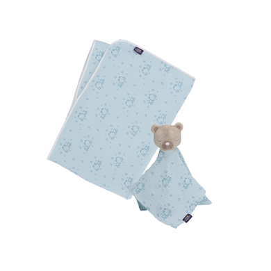 Sterntaler Plaid bébé et doudou petit ours