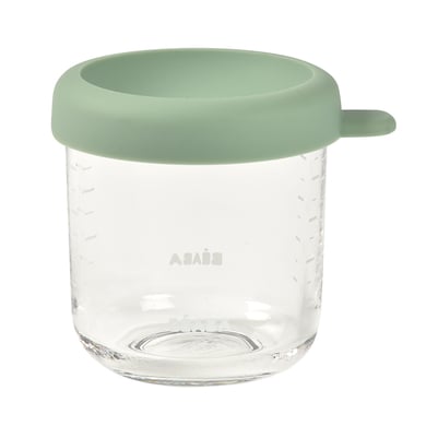 Beaba BEABA® Pot de conservation repas verre, vert sauge 125ml-250ml