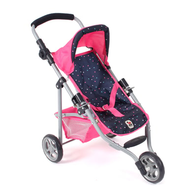 Bayer-Chic BAYER CHIC 2000 Poussette poupon 3 roues jogging LOLA, rose