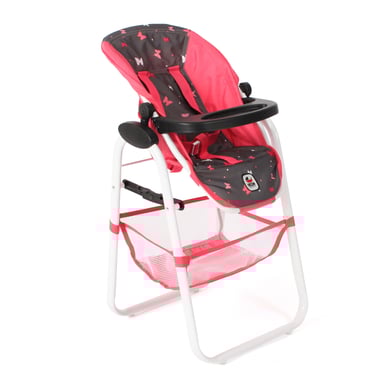 BAYER CHIC 2000 Chaise haute pour poupée, corail