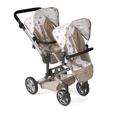 BAYER CHIC 2000 Poussette poupon double Linus, beige