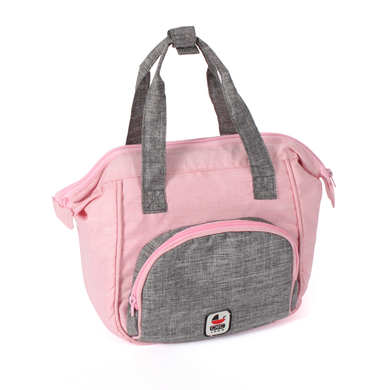 Image of Borsa fasciatoio per bambole BAYER CHIC 2000, grigio-rosa059