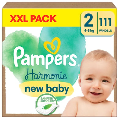 Pampers Couches Harmonie taille 2 Mini 4-8 kg pack XXL 1x111 pièces (3-6-kg)