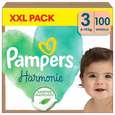 Pampers Couches Harmonie taille 3 Midi 6-10 kg pack XXL 1x100 pièces (6-11 kg)