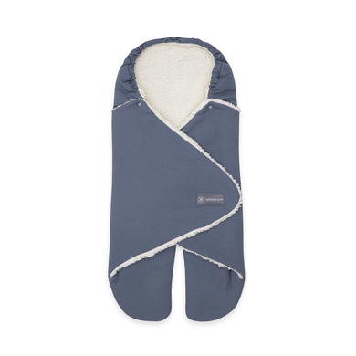 Image of Essential emma & noah avvolgono la coperta con i piedi Blue059