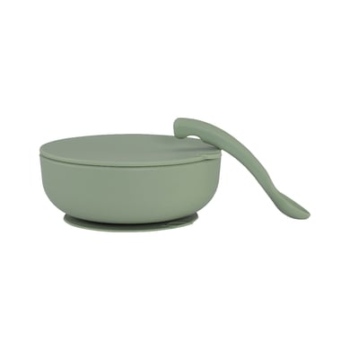 Image of lille VILDE Ciotola e cucchiaio in silicone verde059