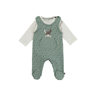 Image of Sterntaler Rompers set foglie verde pietra059