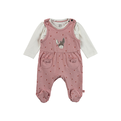 Sterntaler Ensemble grenouillère fleurs rose mat