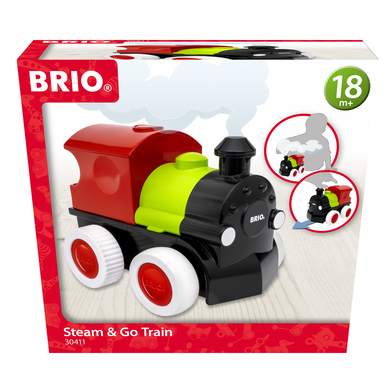 BRIO® WORLD Figurine train à vapeur Push & Go 30411