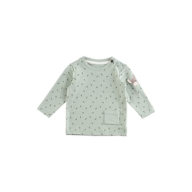 Sterntaler T-shirt manches longues feuilles vert pierre