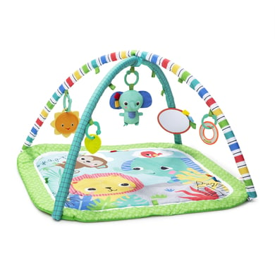 bright starts wild wigglesr foldawayr manta de juego con arco de juego