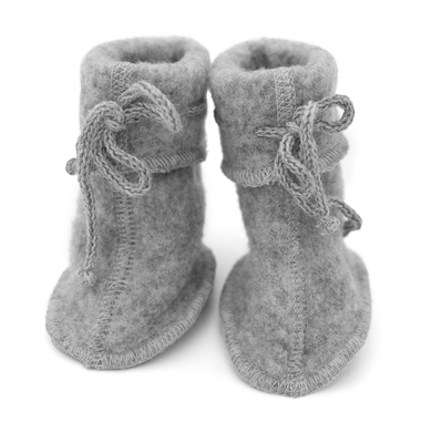 Engel Chaussons bébé gris clair mélangé