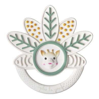 VULLI Sophie la Girafe® 5 Sens (Goûter) - Anneau de dentition Feuilles, Caoutchouc naturel