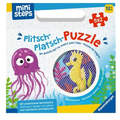 Image of Ravensburger ministeps® splash-splash puzzle animali marini059