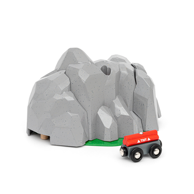 Image of BRIO® WORLD Stazione in legno - Tunnel con funzione di sabbiatura059