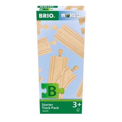 BRIO® World Accessoire pour circuit de train rails bois coffret démarrage pack B 36099