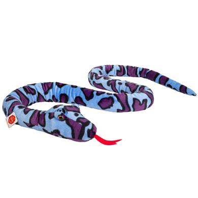 Teddy HERMANN® serpent violet-bleu à motifs, 175 cm