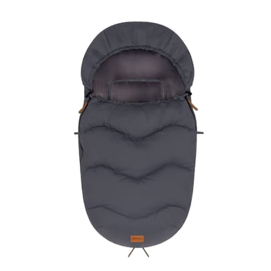 fillikid Chancelière pour poussette universelle hiver Nuptse velours gris