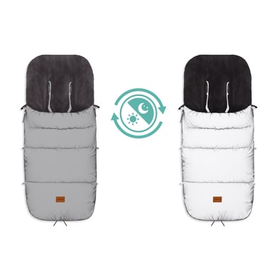 fillikid Chancelière pour poussette universelle hiver Kinley Reflect argentée