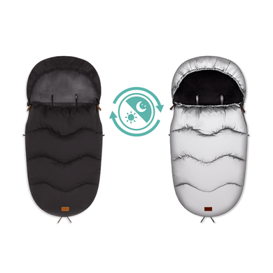 fillikid Chancelière pour poussette universelle hiver Ogre Reflect velours noir