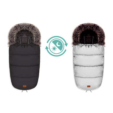 fillikid Chancelière pour poussette universelle hiver Manaslu Reflect noir