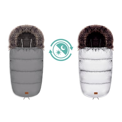 fillikid Chancelière pour poussette universelle hiver Manaslu Reflect argenté