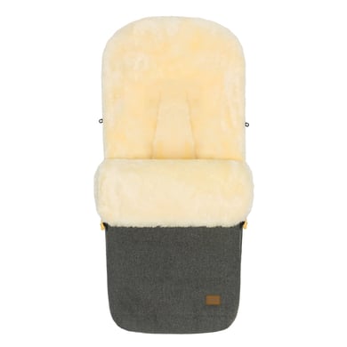 fillikid Chancelière pour poussette universelle hiver Bernina Wool agneau naturel gris