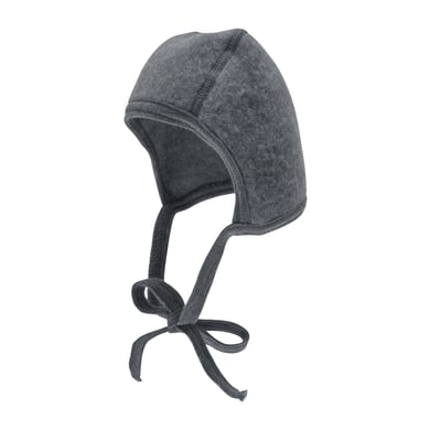 kindsgard Bonnet enfant lacet kaelatig mérinos gris