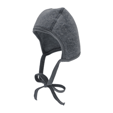 kindsgard Bonnet enfant lacet kaelatig mérinos gris