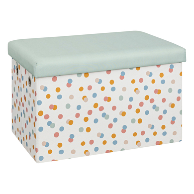 atmosphera Pouf enfant pliable Enio bois bleu