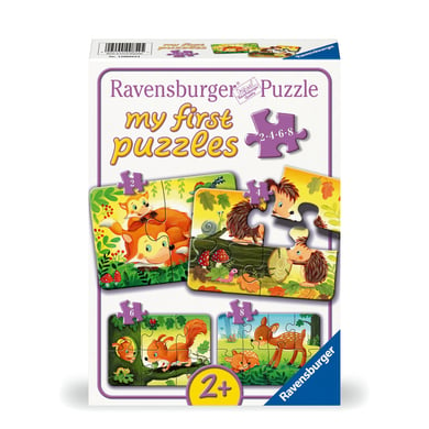 ravensburger first mis puzzles familias de animales pequenos