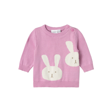 name it Pull en tricot Nbfnebunny Pastel Lavender
