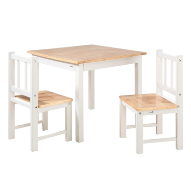 Geuther geuther Ensemble table chaises enfant Activity bois blanc naturel