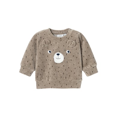 name it T-shirt à manches longues Nbnnalwin Weathered Teak