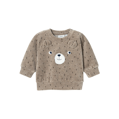 name it T-shirt à manches longues Nbnnalwin Weathered Teak