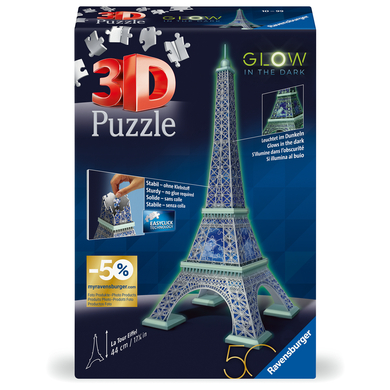Ravensburger Puzzle Tour Eiffel - Glow-in-the-Dark