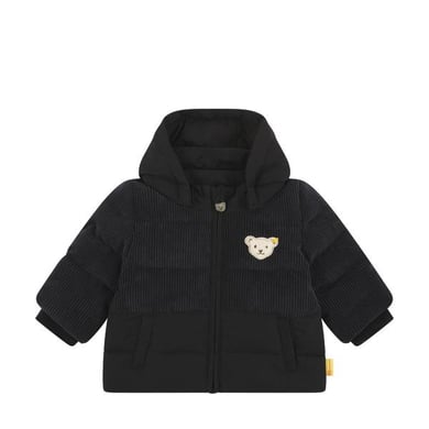 Steiff Veste en velours côtelé bleu foncé