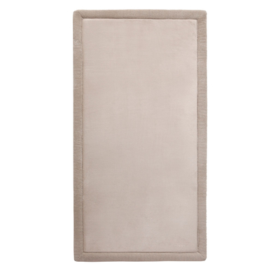 Hakuna Matte Tapis de jeu en velours pour bébé 80 x 150 cm, Beige