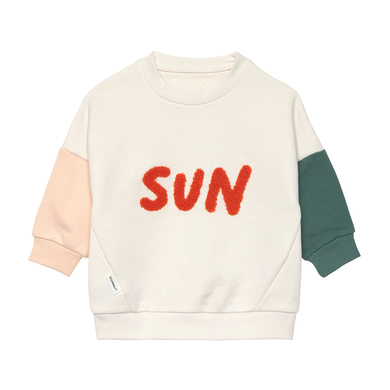 LÄSSIG Pull pour enfants Little Gang Sun blanc