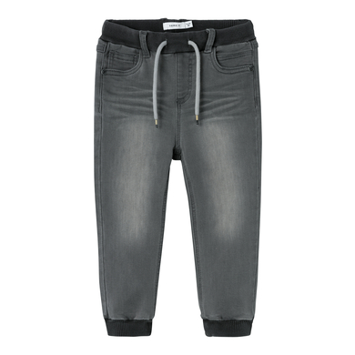 name it Baggy Fleece Jeans Nmmben Medium Grey Denim