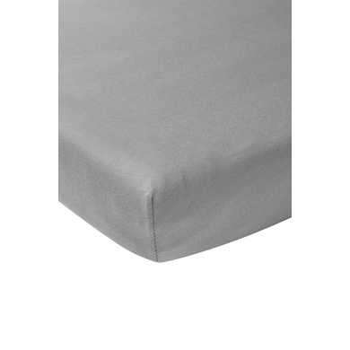 MEYCO Drap housse pour lit enfant jersey Grey 140x200 cm