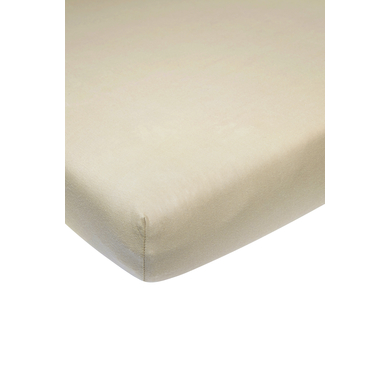MEYCO Drap housse pour lit enfant jersey Sand 120x200 cm