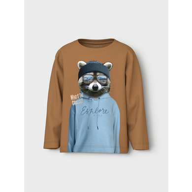 name it T-shirt à manches longues Nmmobinna Almond