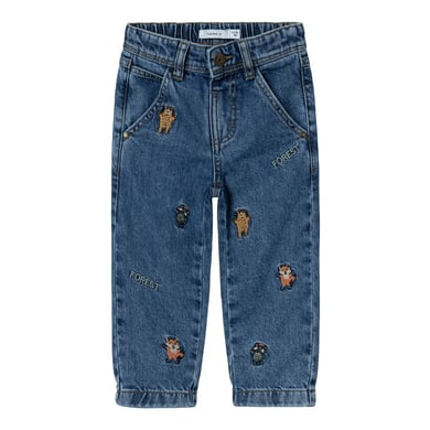 name it Jeans coniques Nmmsilas Dark Blue Denim