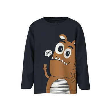 name it Chemise à manches longues Nmmvilasse Dark Sapphire