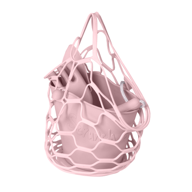 Scrunch - Sac en filet de plage Duck Egg Blue