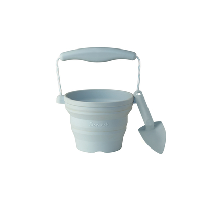 Scrunch - Seau et pelle pliables Duck Egg Blue